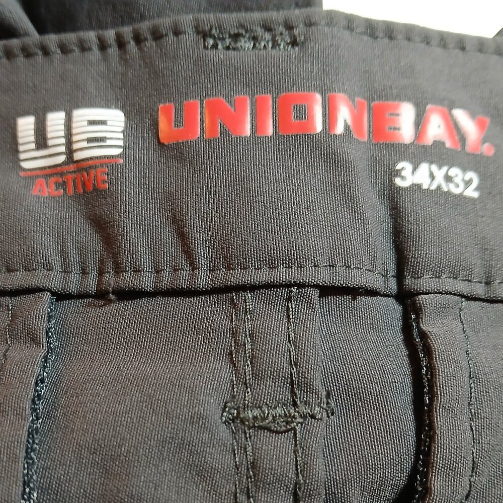 Men's Union Bay Active Gray Nylon Pants 34x32 NWOT - Picture 8 of 10